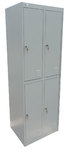 Шкаф одежный ШОМ 400/2-2 цвет 7035