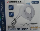 Миксер AURORA модель AU-4092, 150W